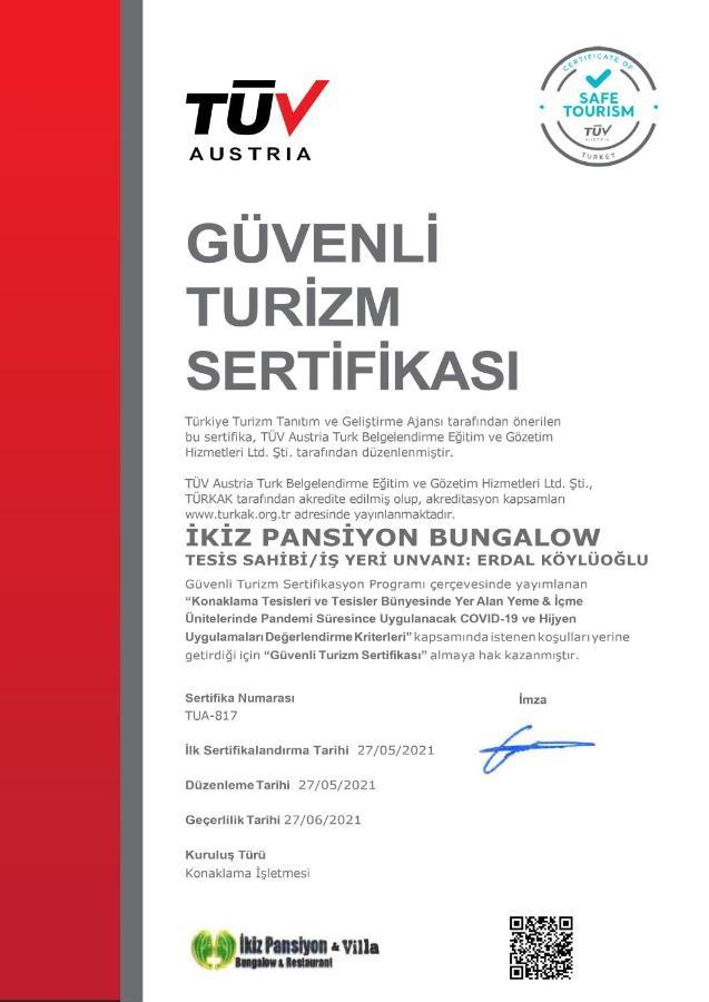 Ikiz Pension Bungalow Çıralı Esterno foto